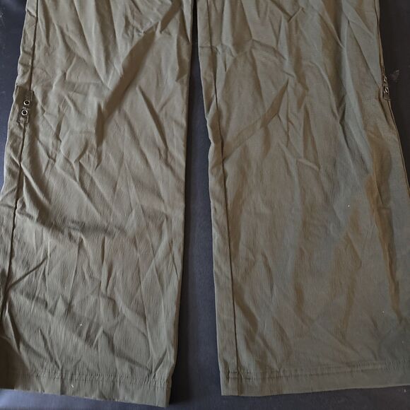 PrAna Womens Size 10 Sage Convertible Pants Shorts Zip Off Roll Up cargo pocket - Picture 2 of 9